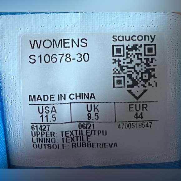 Saucony Triumph 19 Womens Sz 11.5 Running Shoes Sneakers Razzle Blaze S10678-30 - Picture 11 of 12